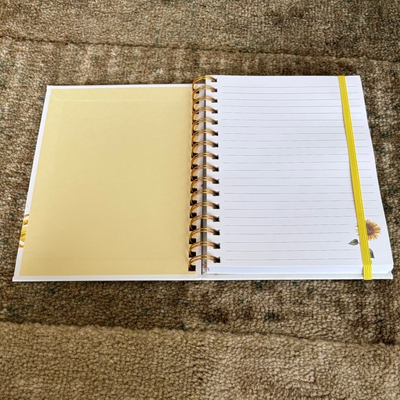 NWT Amazing Grace Sunflower Spiral Notebook - Picture 5 of 7
